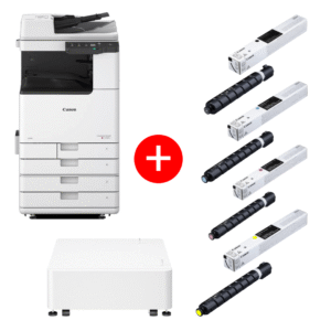 Promo Canon Laser IR C3326i MFP+ TONER C-EXV65 BK (17500 p),Y/C/M(11000 p)+ Plain Pedestal Type-S3