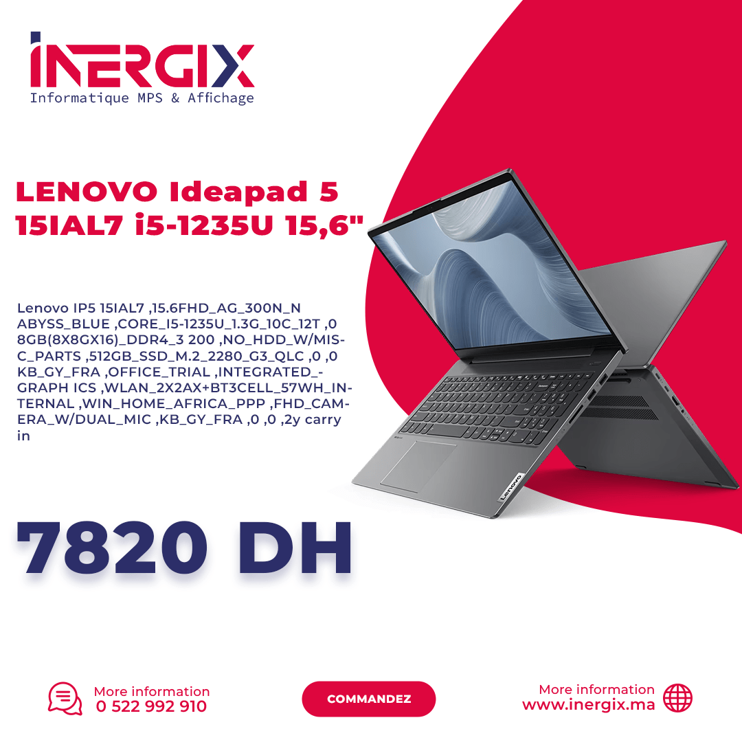Lenovo Ideapad 5 , 15IAL7 i5-1235U 15,6-min
